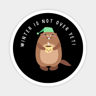 Winter is not over yet! Groundhog’s Day Magnet